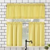 No. 918 Martine Microfiber Semi-Sheer Rod Pocket Kitchen Curtain Valance