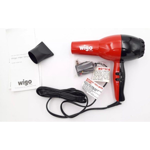 Wigo Europe Blow Dryer WG5104 Professional Salon Quality 2 Speed
