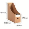 Foldable Desk File Holder Organizer Sturdy Cardboard Magazine Storage Box