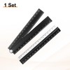 sourcing map Folding and Straight Ruler Kit 30/15cm Metric Aluminum