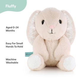 The Peanutshell Stuffed Animals Rabbit - Plush Toys for Baby Boy or Girl,0-6-12-18-24 Months Infant Newborn Baby Toys for Babies and Toddlers, 0 6 Month Nursery Decor, and Gifts