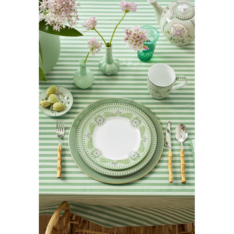 PIP STUDIO Lily&Lotus Light Green Dinner Plate 23 cm