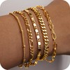 Gokeey Gold Bracelets for Women Trendy 14K Gold Plated Jewelry