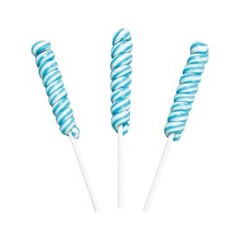 Unicorn Horn Party Candy, Gender reveal, Boys Baby Shower Nostalgic Candy, Suckers, 24 Pieces, Individually Wrapped, Light Blue