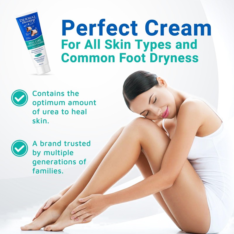Dermal Therapy Heel Care Cream - Moisturizing Treatment that Repairs