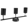 LED Track Light Kit 3 Heads 15.9in Arm 90 Degrees