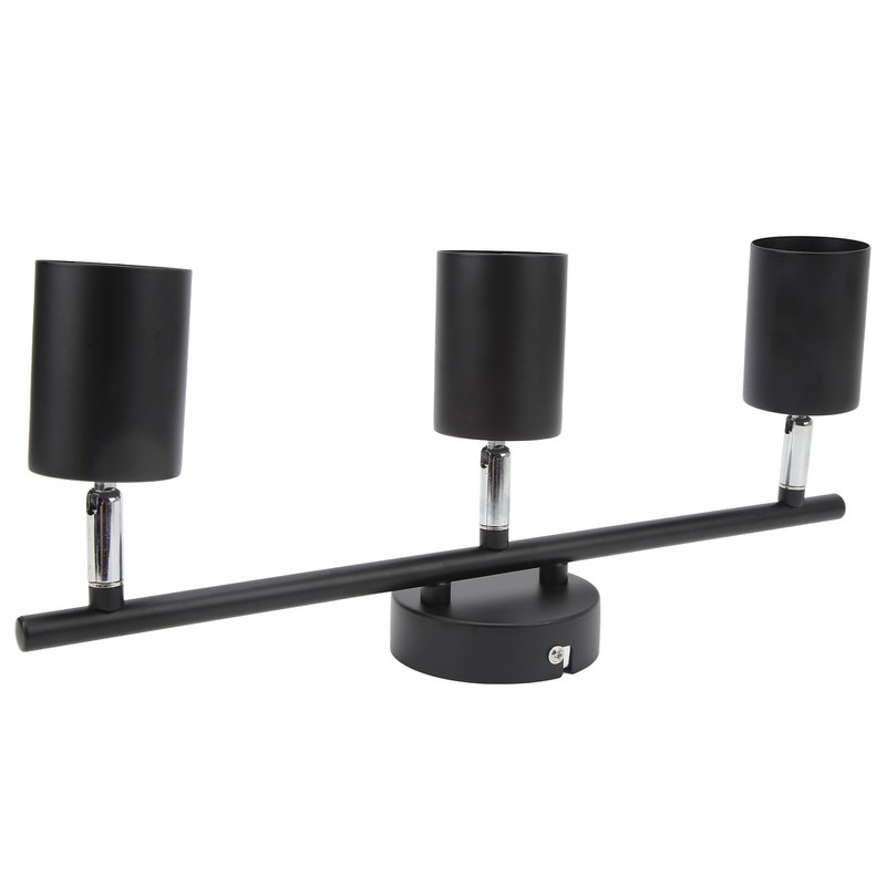 LED Track Light Kit 3 Heads 15.9in Arm 90 Degrees
