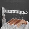 ZUIMENG Wall Clothes Rack, Foldable, 180° Rotating Clothes Hook, Clothes