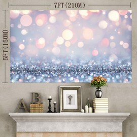 AIIKES 10-596 Bokeh Background Flash Photography Background Wave Dots Birthday Party Baby Children Photo Background Photo Studio Wedding Background