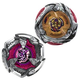 Beyblade X, Spear Scorpio 0-70Z UX e Tail Viper 3-85LO BX, set Dual Pack con 2 trottole con rotazione a destra di Takara Tomy, trottole da battaglia giocattolo, dagli 8 anni in su