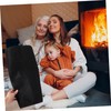 Gatuida Fireproof Half Fireplace Mat Stylish Floor Protector for Use