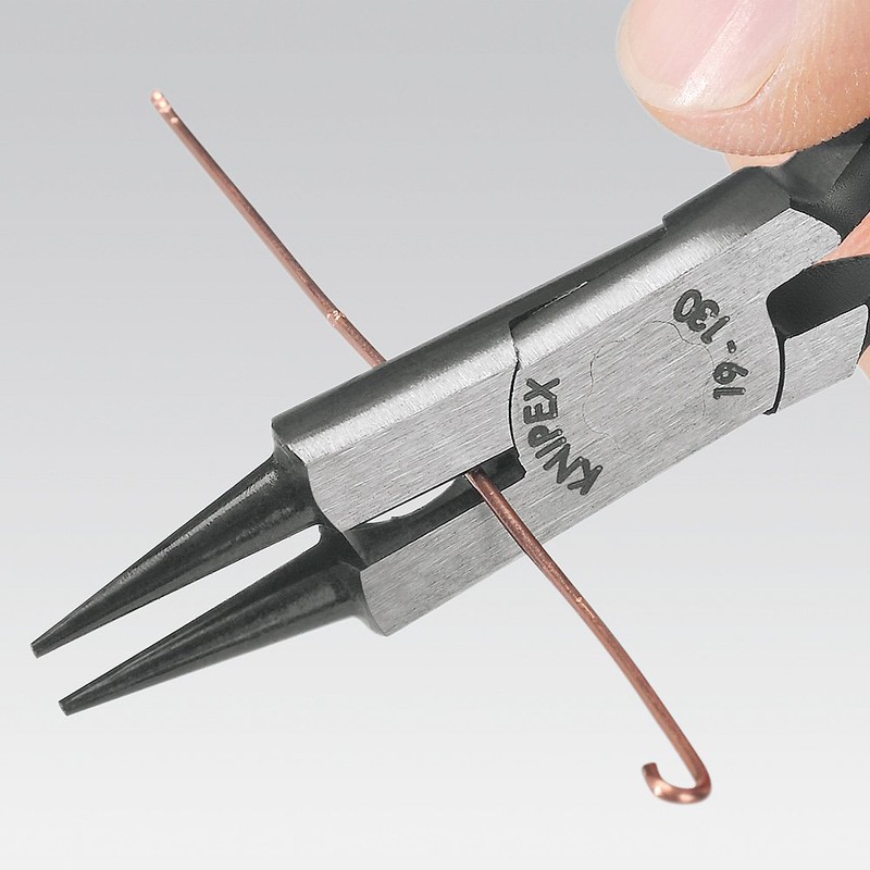 Knipex 19 03 130 Round Nose Pliers with cutting edge