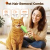 Pet Hair Removal Comb Flea Combs for Cats and Dogs,