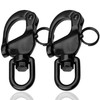 2Pack Snap Shackle 316 Stainless Steel Quick Release Shackle Swivel
