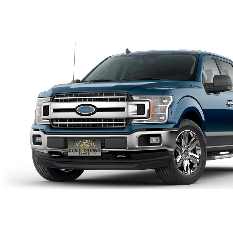 Still Saving Lives Jesus on Gray License Plate