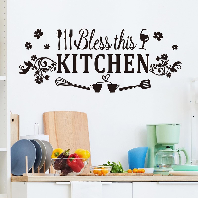 Bless Wall Stickers for Kitchen: Apply in Under 30 Min