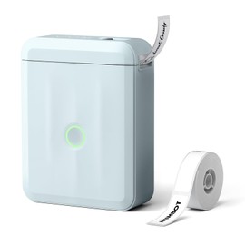 NIIMBOT D110_Mini Label Maker Machine with Tape(Pre-Cut Size 12x40mm), Portable Bluetooth Sticker Printer, Inkless Automatic Feeding One-Touch Custom Printing, Compatible with Phone Only