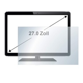 upscreen 27 Inch Anti-Glare Screen Protector for 27.0 Inch Industrial Monitors (68.6 cm) [598 x 336 mm, 16:9] - Anti-Reflective Screen Protector Film Matte