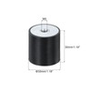 sourcing map 8Pcs 30 x 30mm M6 Thread Female Rubber