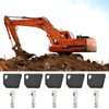 10 Pack 14607 Ignition Keys forHeavy Equipment 701 45501 14607