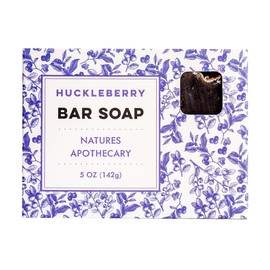 NATURE'S APOTHECARY Huckleberry Premium Bar Soap - Cold-Processed Castile Soap - Eco-Friendly, Vegan, Hypoallergenic, All-Natural, Handmade in USA by DAYSPA Body Basics