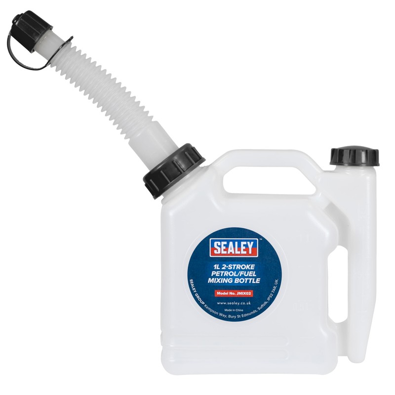 1L 2-Stroke Fuel Mixing Bottle, White