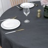 SPRICA Round Jacquard Tablecloth Water Resistance Solid Colour Heavy Weight