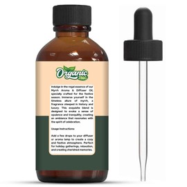 Organic Zing Myrrh Aroma & Diffuser Oil for DIY Candle & Soap Making - 30 ml