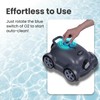 Hinice Cordless Robotic Pool Cleaner,Automatic Pool Vacuum Robot for In-Ground/Above
