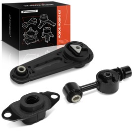 A-Premium Transmission Mount and Torque Strut Mount Kit Compatible with Nissan Versa 2007-2012, Cube 2009-2014, 1.8L, Automatic Transmission, Set of 3