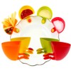 Dip Clip Bowl Holder(Set of 4), Luck Love Colorful Table