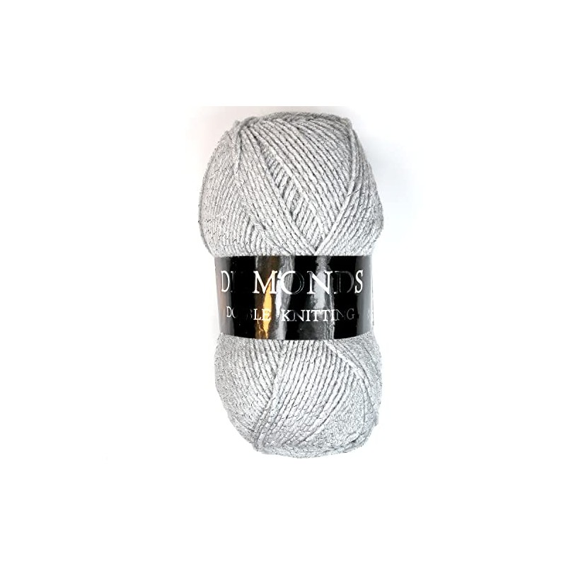 Woolcraft Diamonds New Fashoin Tinsel Knitting Yarn/Wool - 100g Ball