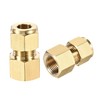 sourcing map Compression Tube Fitting G3/8 Female Thread x 10mm