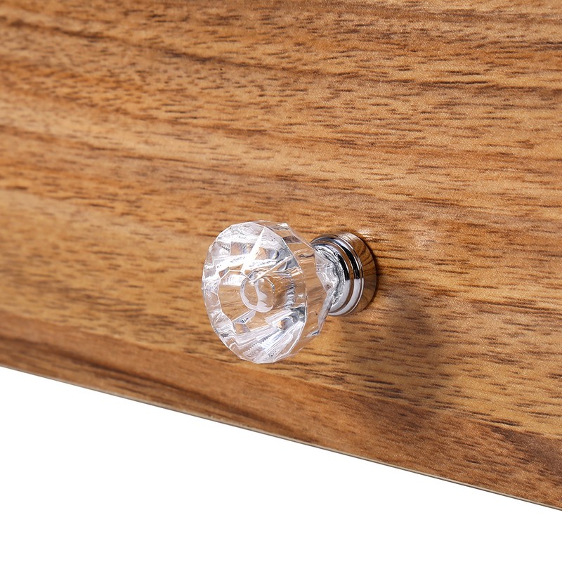 16PCS 25mm Diamond Shape Acrylic Knobs Furniture Drawer Cabinet Cupboard