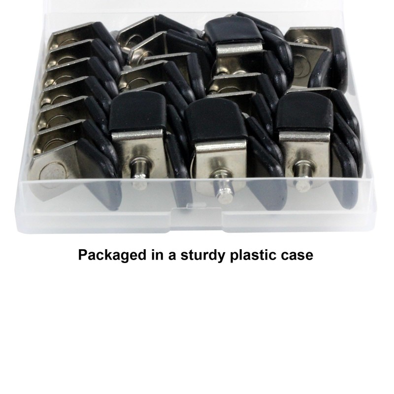 30 PCS Shelf Support Pegs with Protective Rubber Sleeve, Cupboard