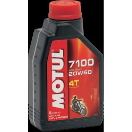 MOTUL 7100 4T Synthetic Oil - 20W-50 - 1L 104103