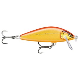 Rapala Countdown Elite Wobbler, 4.5 cm, 3.5 g, Colour: Gilded Gold Orange
