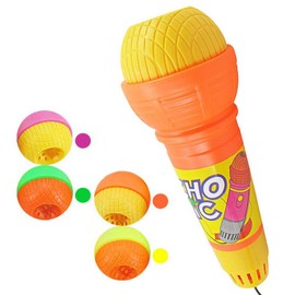 iwobi Echo Microphone Handheld Microphone Mic Toy Gift Birthday Present Toy for Children, Pack of 4