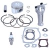 Adefol 68mm Piston Ring Kit with Connecting Rod Full Gasket