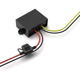 Voltage Converter 12 V to 24 V, Step Up Converter 12 V to 24 V 5 A 120 W with Fuse Waterproof, DC Voltage Converter for Golf Cart LED Light Car Motor Truck Vehicle Boat etc. (DC9-20V Wide Input)