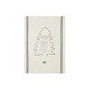 LEXINGTON Gingerbread Org Cotton Kitchen Towel, White/Green, 50x70
