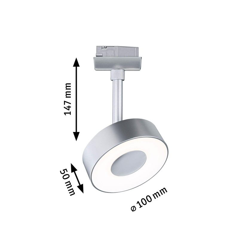 Paulmann 95587 3-Step-Dim Circle URail LED Rail spot 160lm 5W