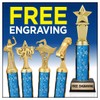 Crown Awards Pie Baking Trophies, 11" Gold Star Pie Baking