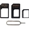 3 in 1 Set Nano SIM Card Adapter Nano to