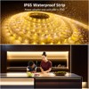 NOVOSTELLA 20ft Waterproof Tunable White LED Strip Lights, Dimmable Flexible