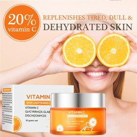 Vitamin C Face Cream,Vitamin C Moisturiser for Face,Hyaluronic Acid and Vitamin C&E,Face Cream Anti Aging&Wrinkle,Vitamin C Cream with Hyaluronic Acid,Face Moisturiser for Women