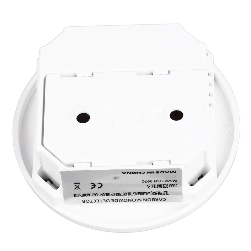 CO Detector Battery Operated Audible and Visual Mini CO Alarm