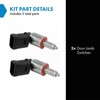 TRQ Door Dome Light Jamb Switch Pair Set Compatible with