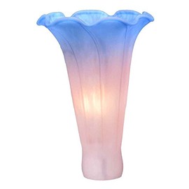 Meyda Tiffany 10185 Lily Shade, Pink/Blue
