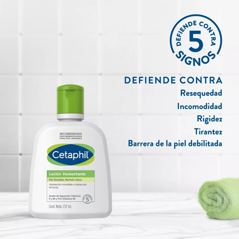 Cetaphil Loción Cetaphil Humectante Piel Sensible, Normal A Seca 237ml